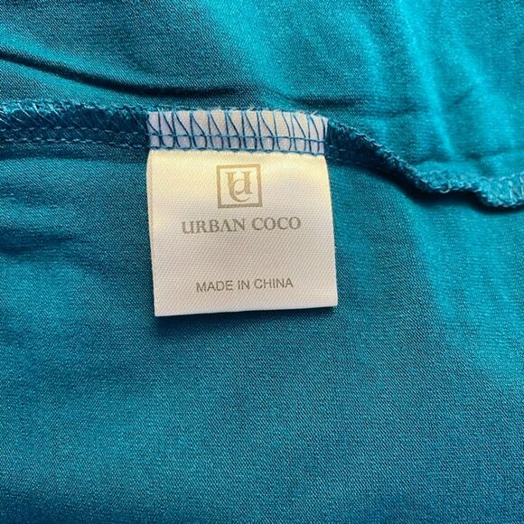 Urban Coco Green Turtle Neck Long Sleeve Dress Size Large - Picture 6 of 6